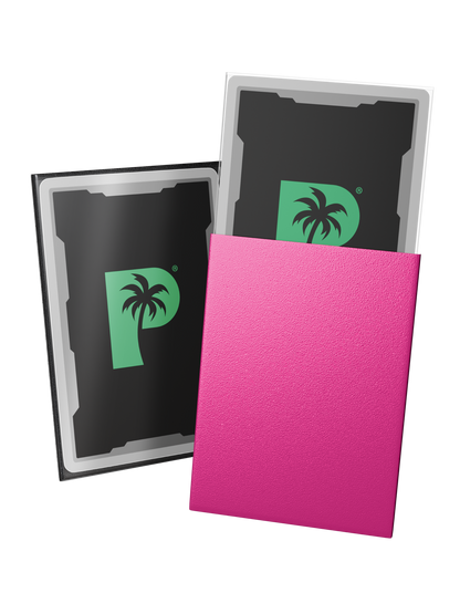 Palms Off - Blackout Deck Sleeves - Standard Size - Pink