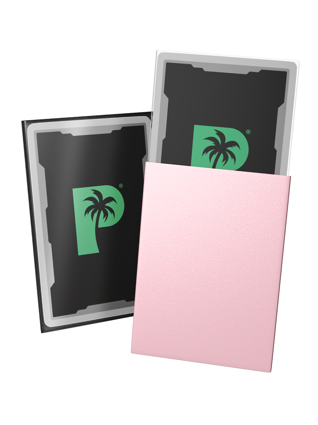 Palms Off - Blackout Deck Sleeves - Standard Size - Rose