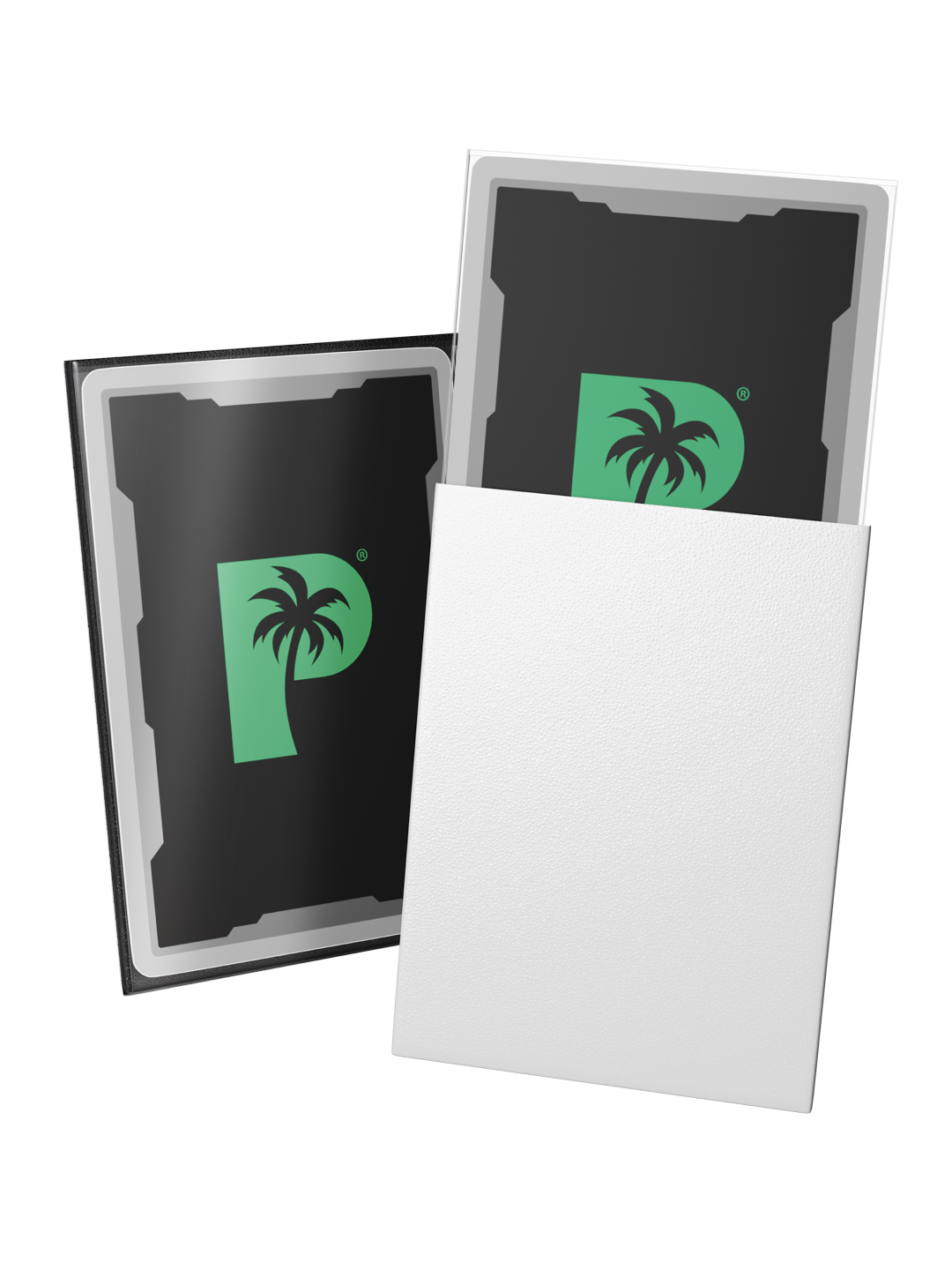 Palms Off - Blackout Deck Sleeves - Standard Size - White