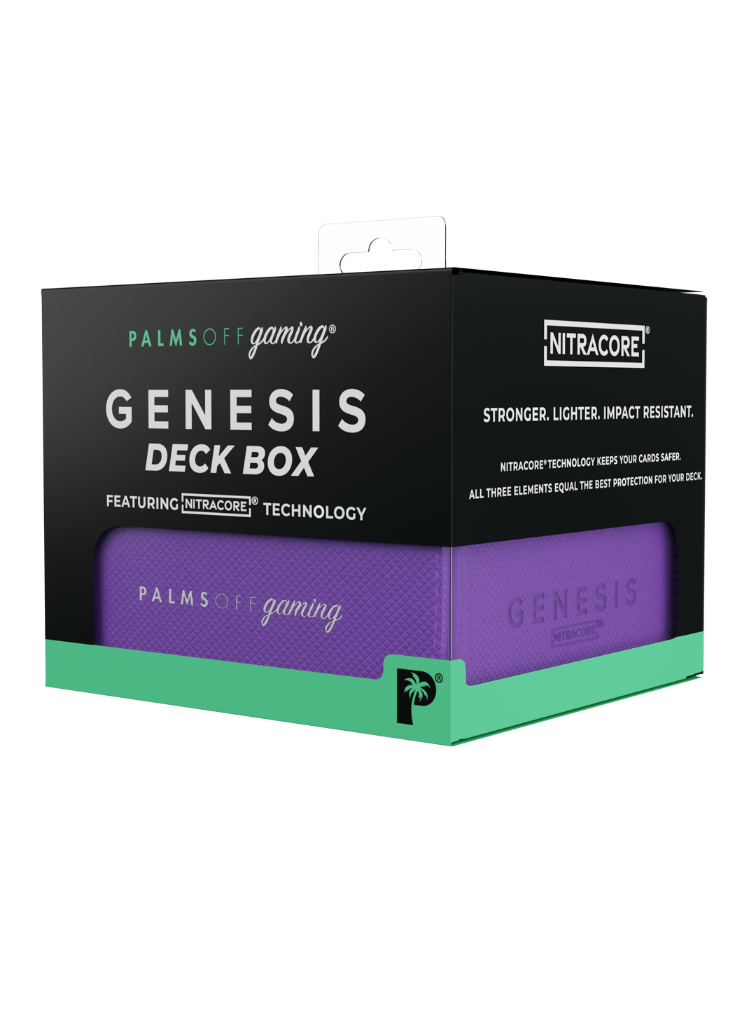 Palms Off - Genesis Deck Box - Purple