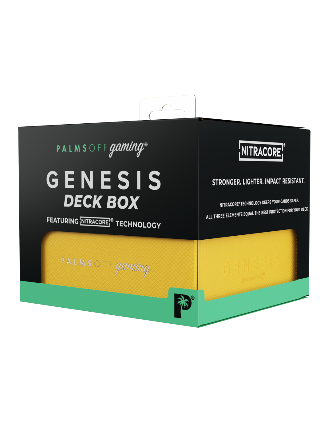 Palms Off - Genesis Deck Box - Yellow