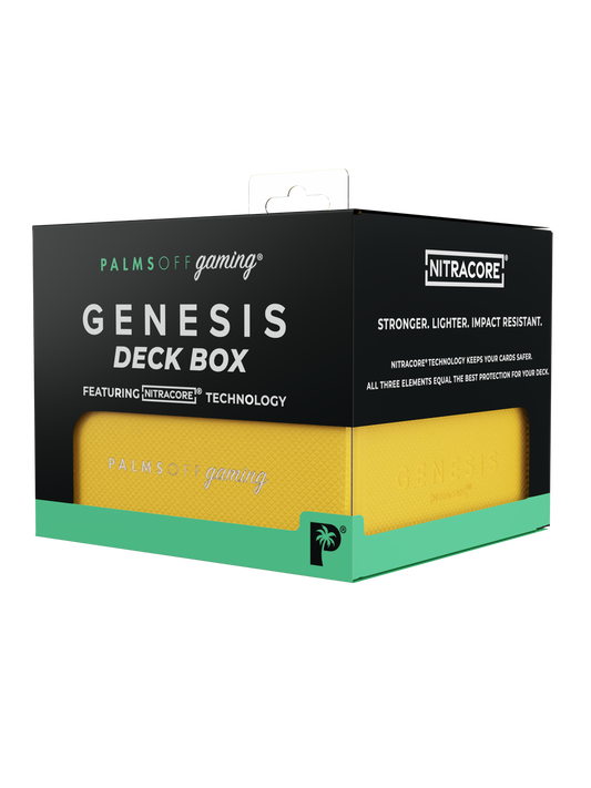 Palms Off - Genesis Deck Box - Yellow