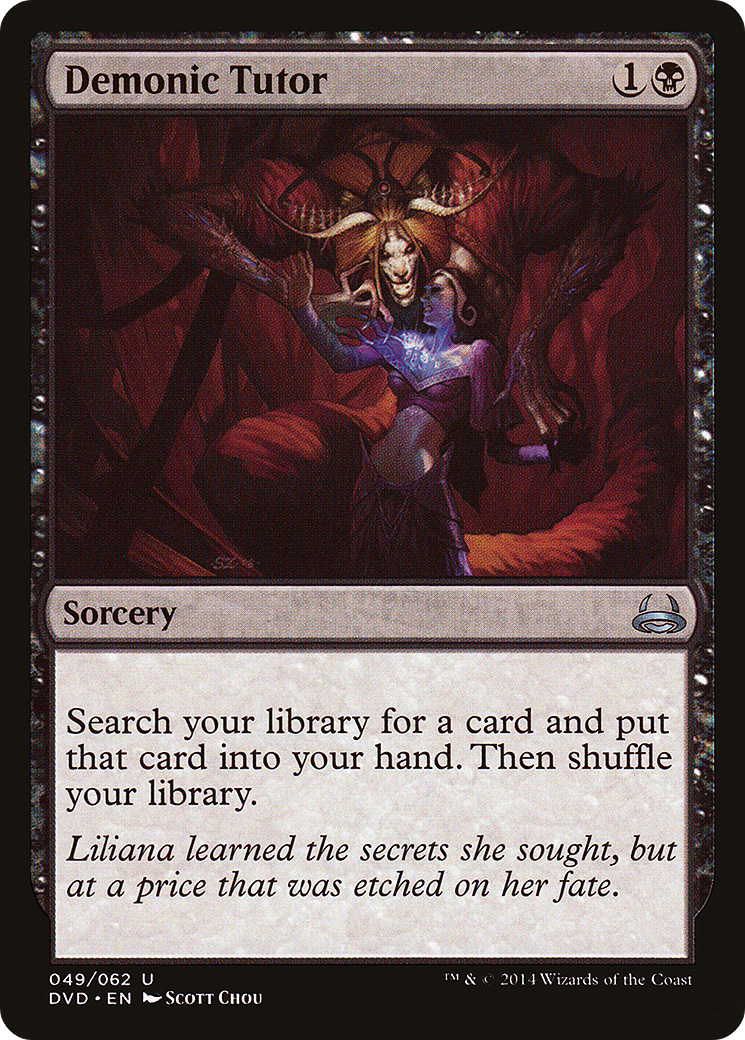 Demonic Tutor - MTG Single Card | Moon MTG Demonic Tutor - MTG Single Card | Moon MTG
