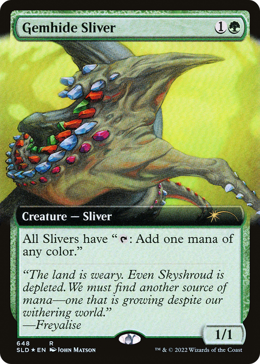 Gemhide Sliver (Extended Art Foil)