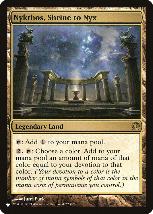 Nykthos, Shrine to Nyx