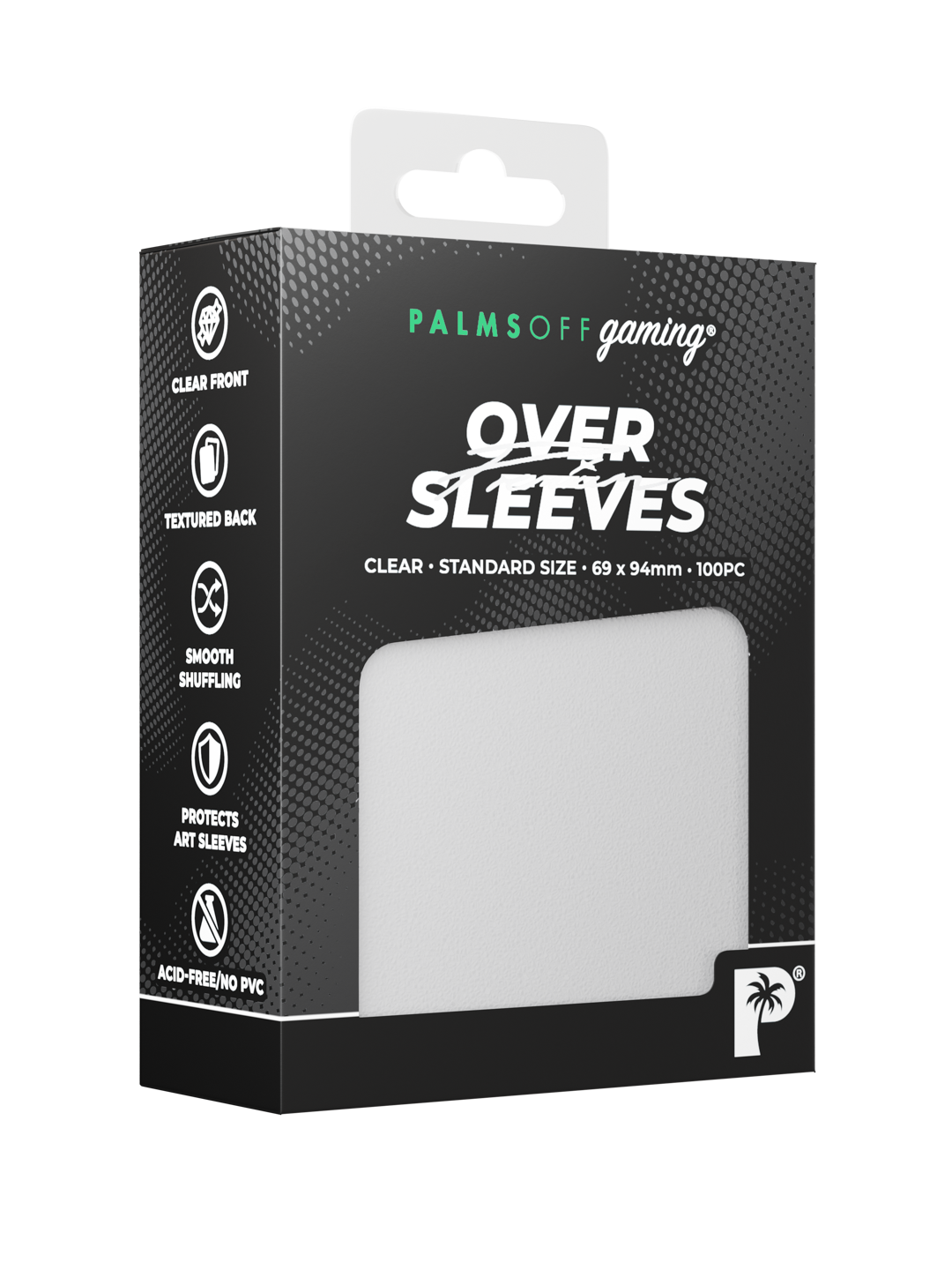 Palms Off - Premium Over Sleeves - Standard Size - Clear