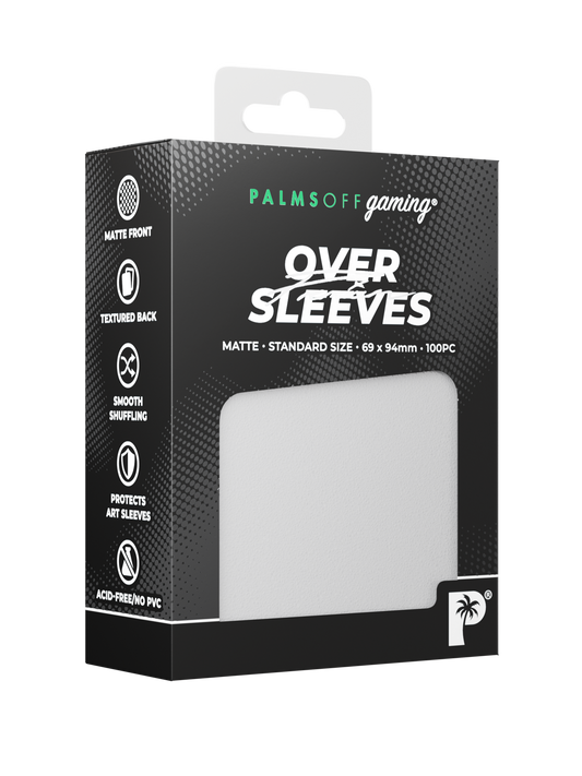 Palms Off - Premium Over Sleeves - Standard Size - Matte