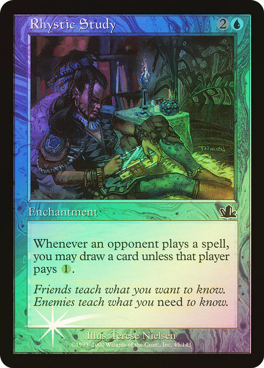 Rhystic Study (PCY Foil)
