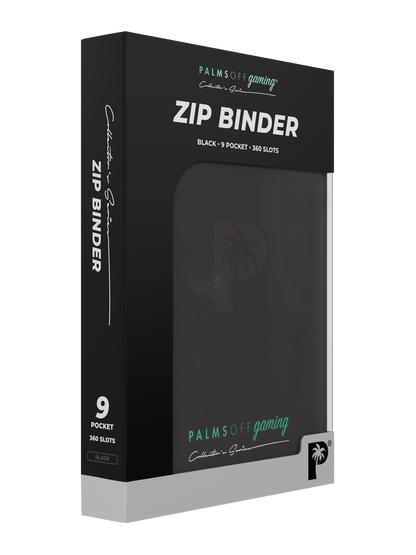 Palms Off - Collector's Series 9 Pocket Zip Binder - Black