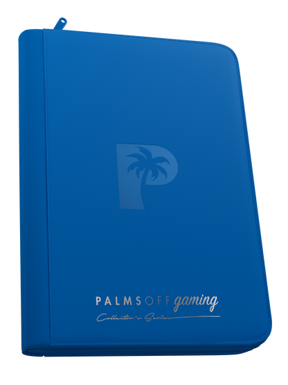 Palms Off - Collector's Series 9 Pocket Zip Binder - Blue