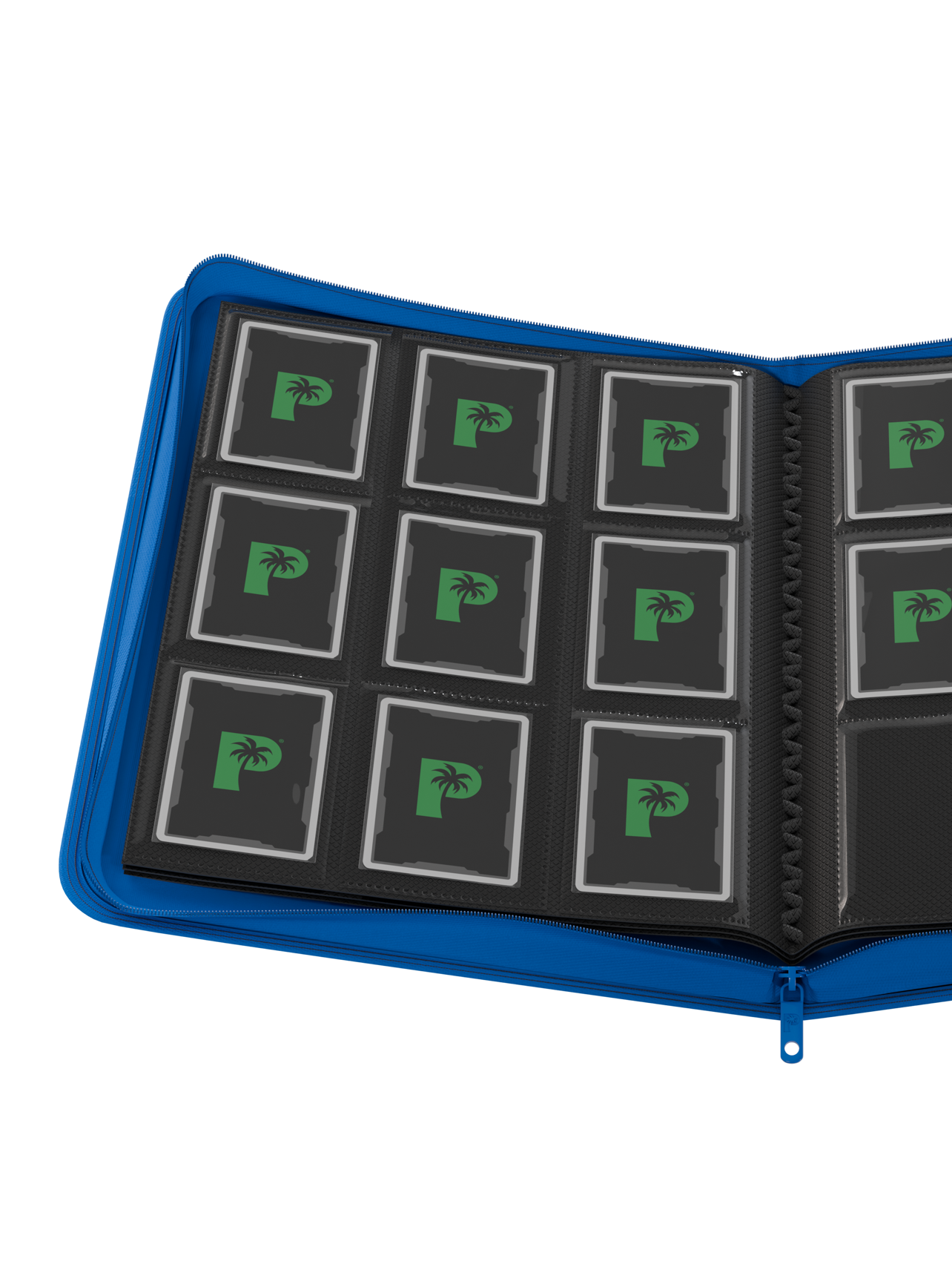 Palms Off - Collector's Series 9 Pocket Zip Binder - Blue