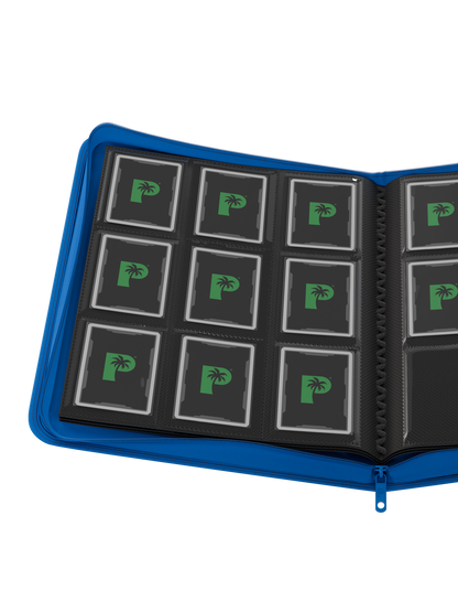 Palms Off - Collector's Series 9 Pocket Zip Binder - Blue