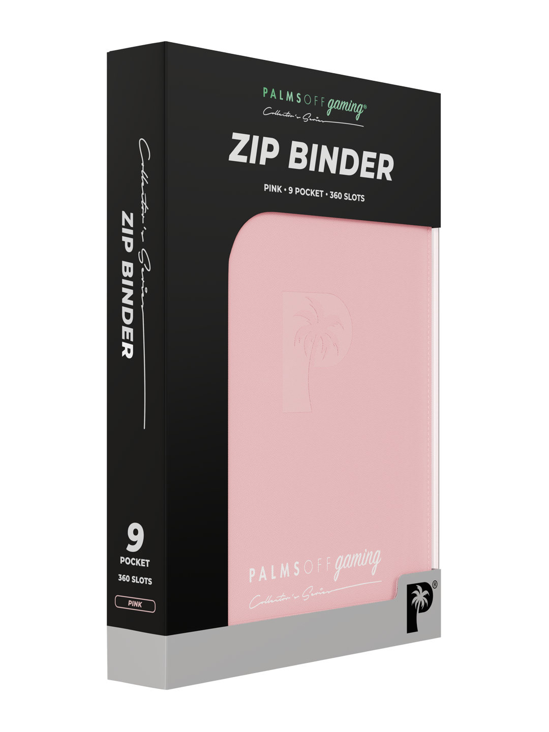 Palms Off - Collector's Series 9 Pocket Zip Binder - Pink