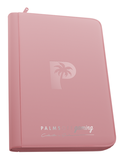 Palms Off - Collector's Series 9 Pocket Zip Binder - Pink