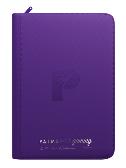 Palms Off - Collector's Series 9 Pocket Zip Binder - Purple