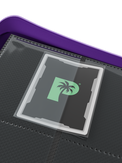 Palms Off - Collector's Series 9 Pocket Zip Binder - Purple