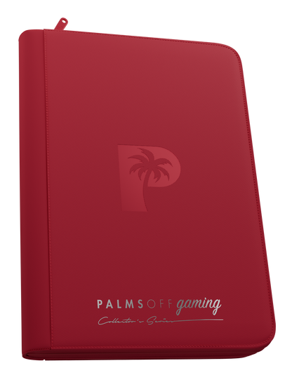 Palms Off - Collector's Series 9 Pocket Zip Binder - Red