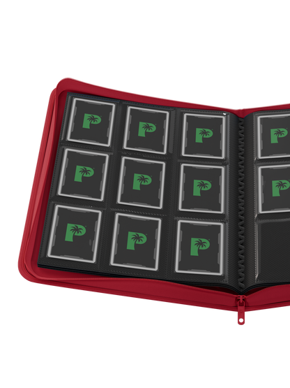 Palms Off - Collector's Series 9 Pocket Zip Binder - Red