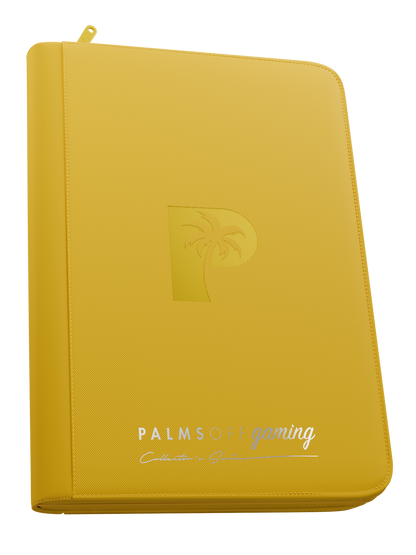 Palms Off - Collector's Series 9 Pocket Zip Binder - Yellow