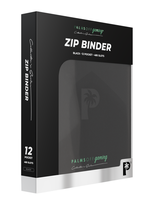 Palms Off - Collector's Series 12 Pocket Zip Binder - Black