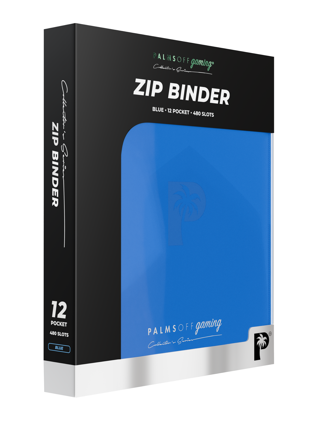 Palms Off - Collector's Series 12 Pocket Zip Binder - Blue