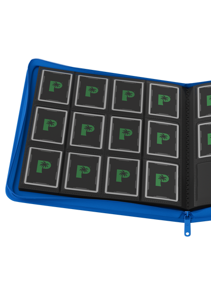 Palms Off - Collector's Series 12 Pocket Zip Binder - Blue