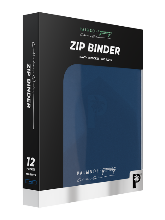 Palms Off - Collector's Series 12 Pocket Zip Binder - Navy