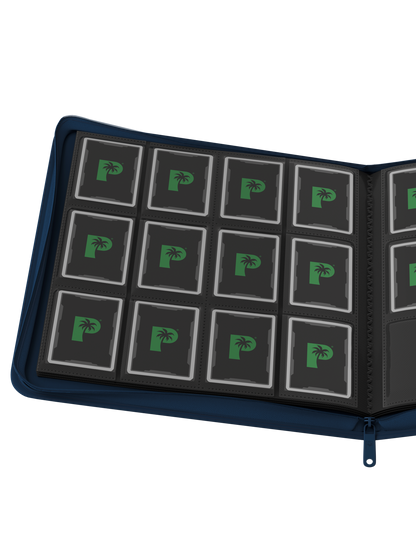 Palms Off - Collector's Series 12 Pocket Zip Binder - Navy
