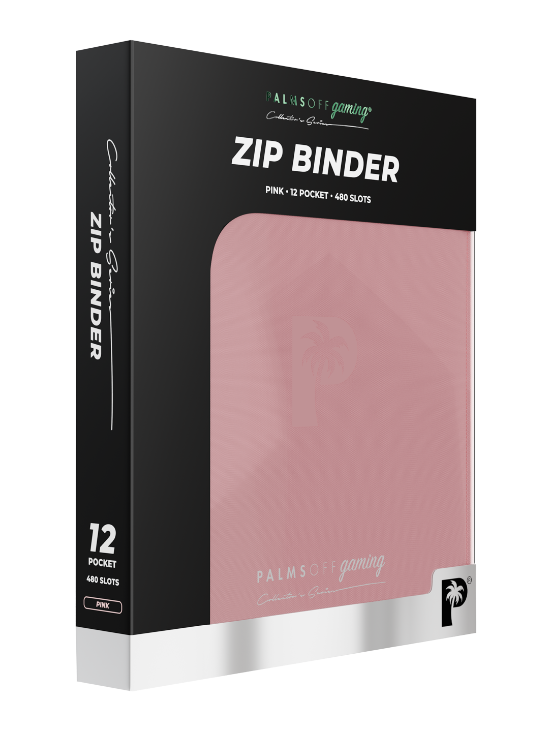 Palms Off - Collector's Series 12 Pocket Zip Binder - Pink