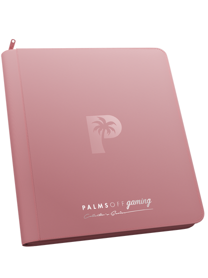 Palms Off - Collector's Series 12 Pocket Zip Binder - Pink