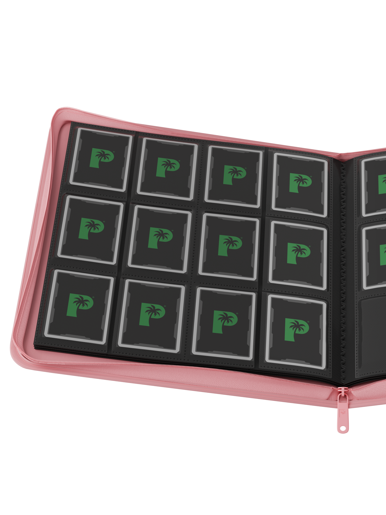 Palms Off - Collector's Series 12 Pocket Zip Binder - Pink