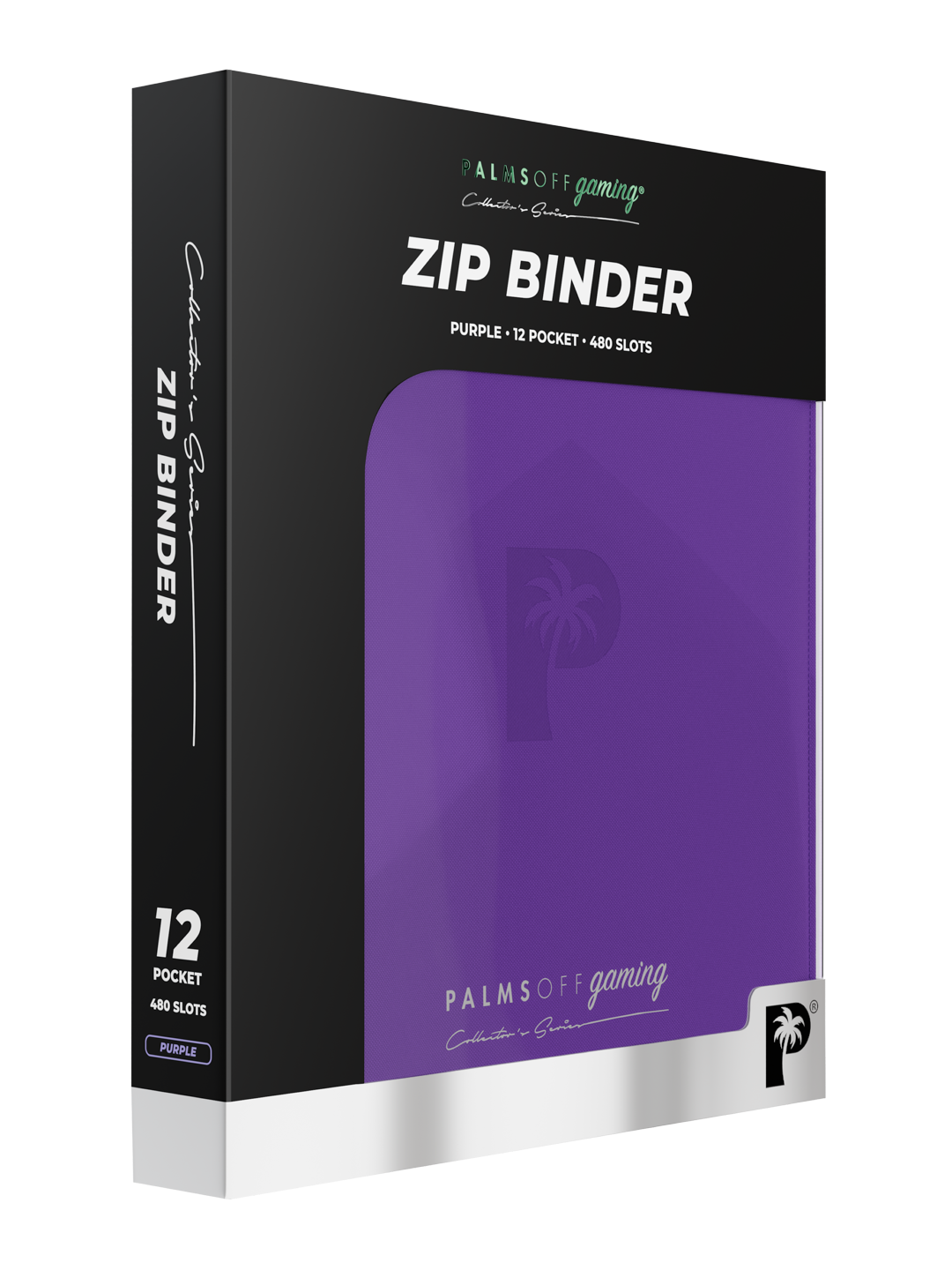 Palms Off - Collector's Series 12 Pocket Zip Binder - Purple