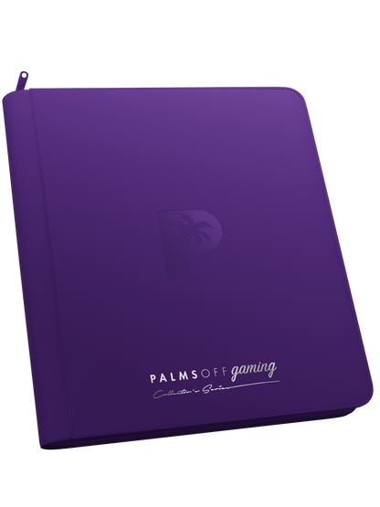 Palms Off - Collector's Series 12 Pocket Zip Binder - Purple