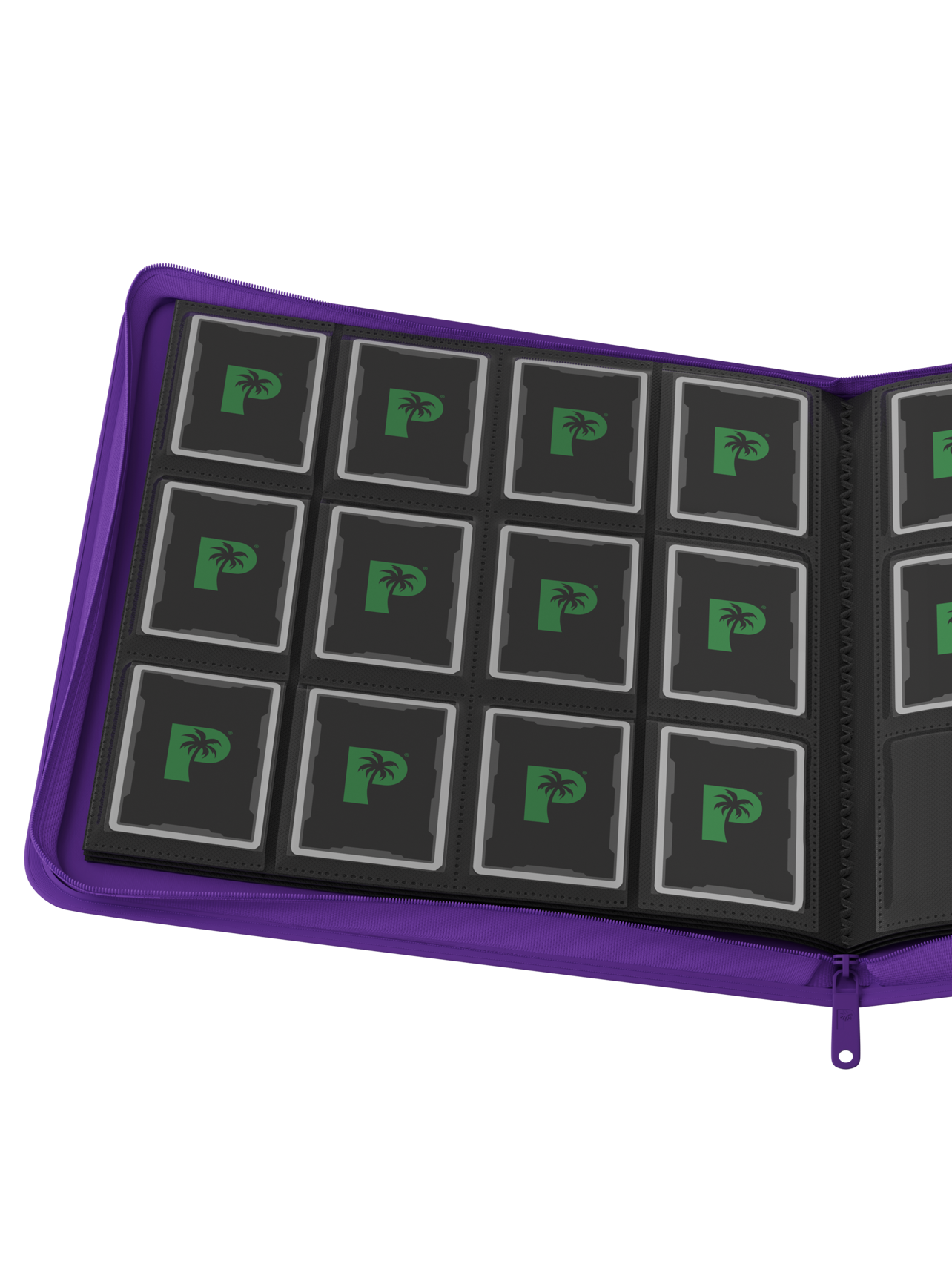 Palms Off - Collector's Series 12 Pocket Zip Binder - Purple