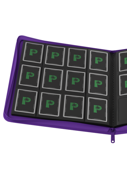 Palms Off - Collector's Series 12 Pocket Zip Binder - Purple