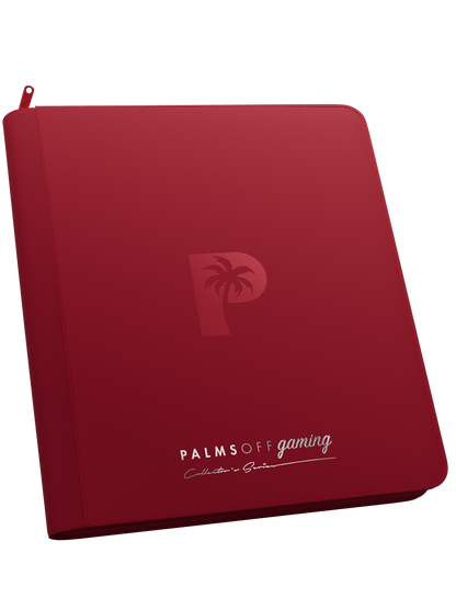 Palms Off - Collector's Series 12 Pocket Zip Binder - Red