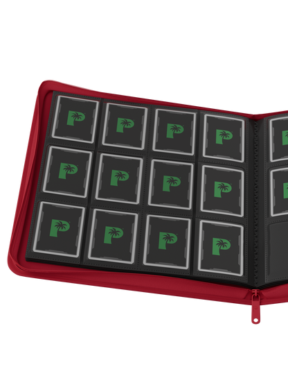 Palms Off - Collector's Series 12 Pocket Zip Binder - Red