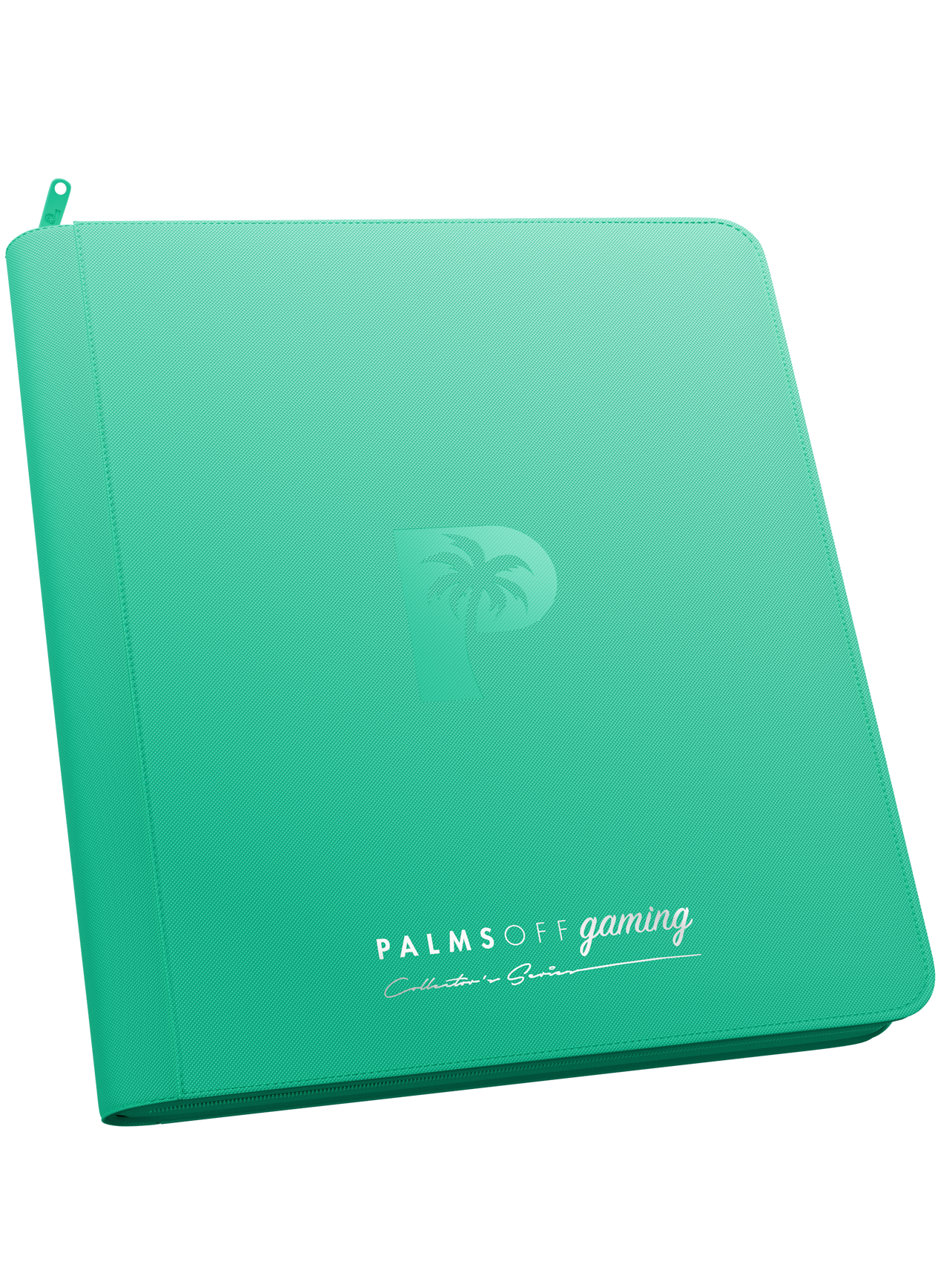 Palms Off - Collector's Series 12 Pocket Zip Binder - Turquoise
