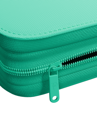 Palms Off - Collector's Series 12 Pocket Zip Binder - Turquoise