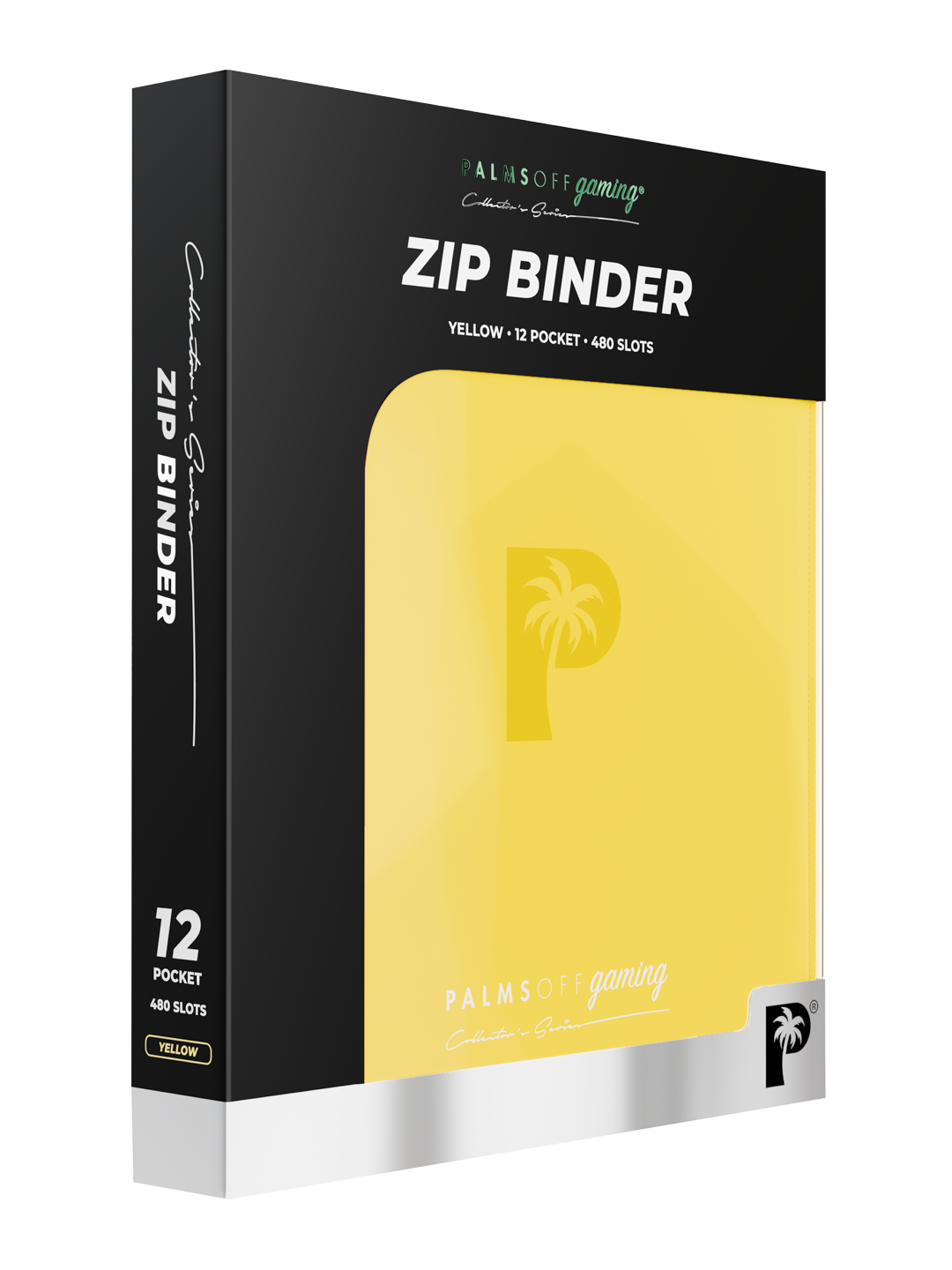 Palms Off - Collector's Series 12 Pocket Zip Binder - Yellow