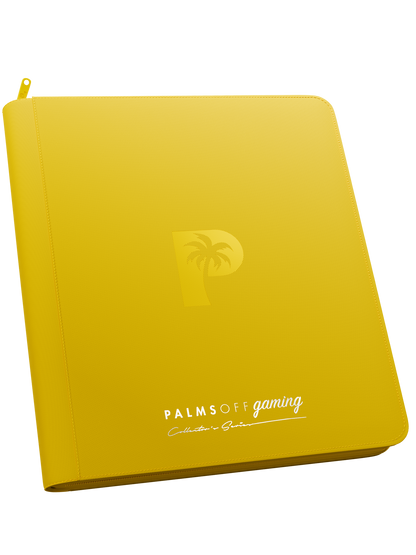 Palms Off - Collector's Series 12 Pocket Zip Binder - Yellow