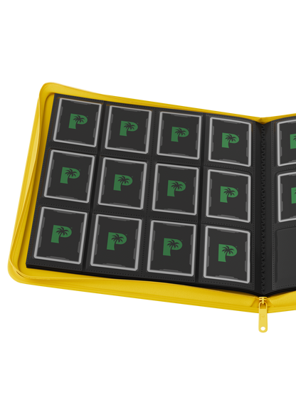 Palms Off - Collector's Series 12 Pocket Zip Binder - Yellow