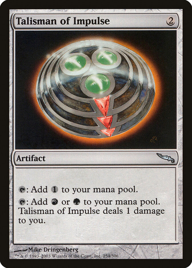 Talisman of Impulse mrd 254