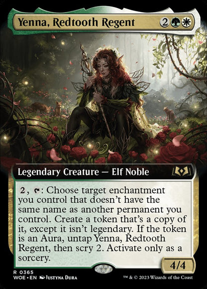 Yenna, Redtooth Regent woe 365