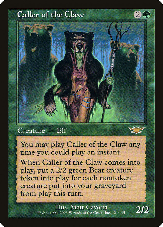 Caller of the Claw lgn 121