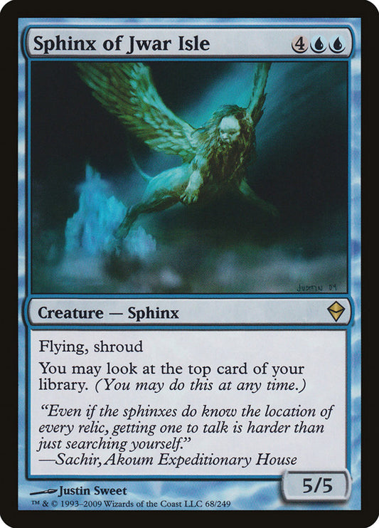 Sphinx of Jwar Isle zen 68