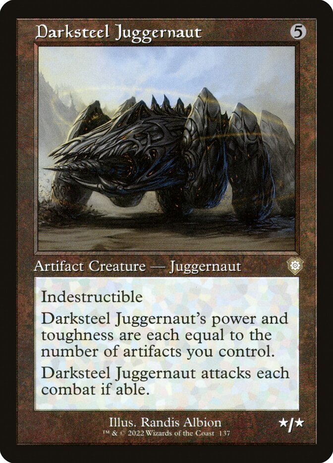 Darksteel Juggernaut brc 137