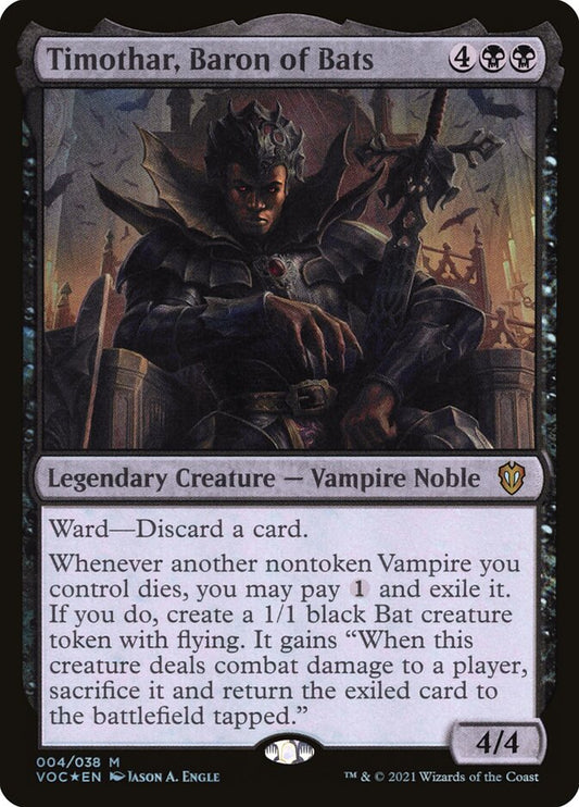 Timothar, Baron of Bats voc 4