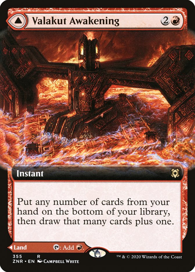 Valakut Awakening // Valakut Stoneforge znr 355