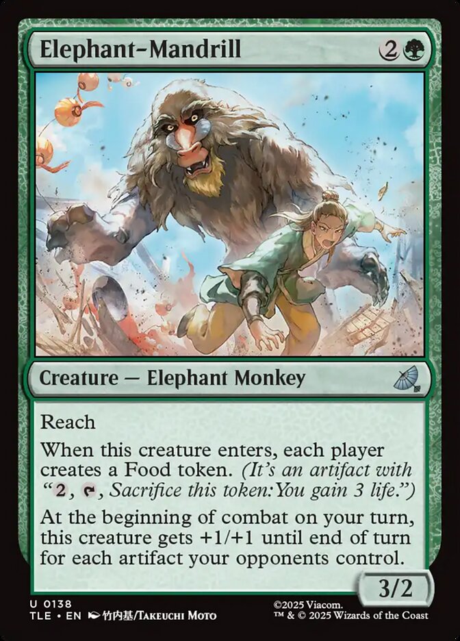 Elephant-Mandrill tle 138